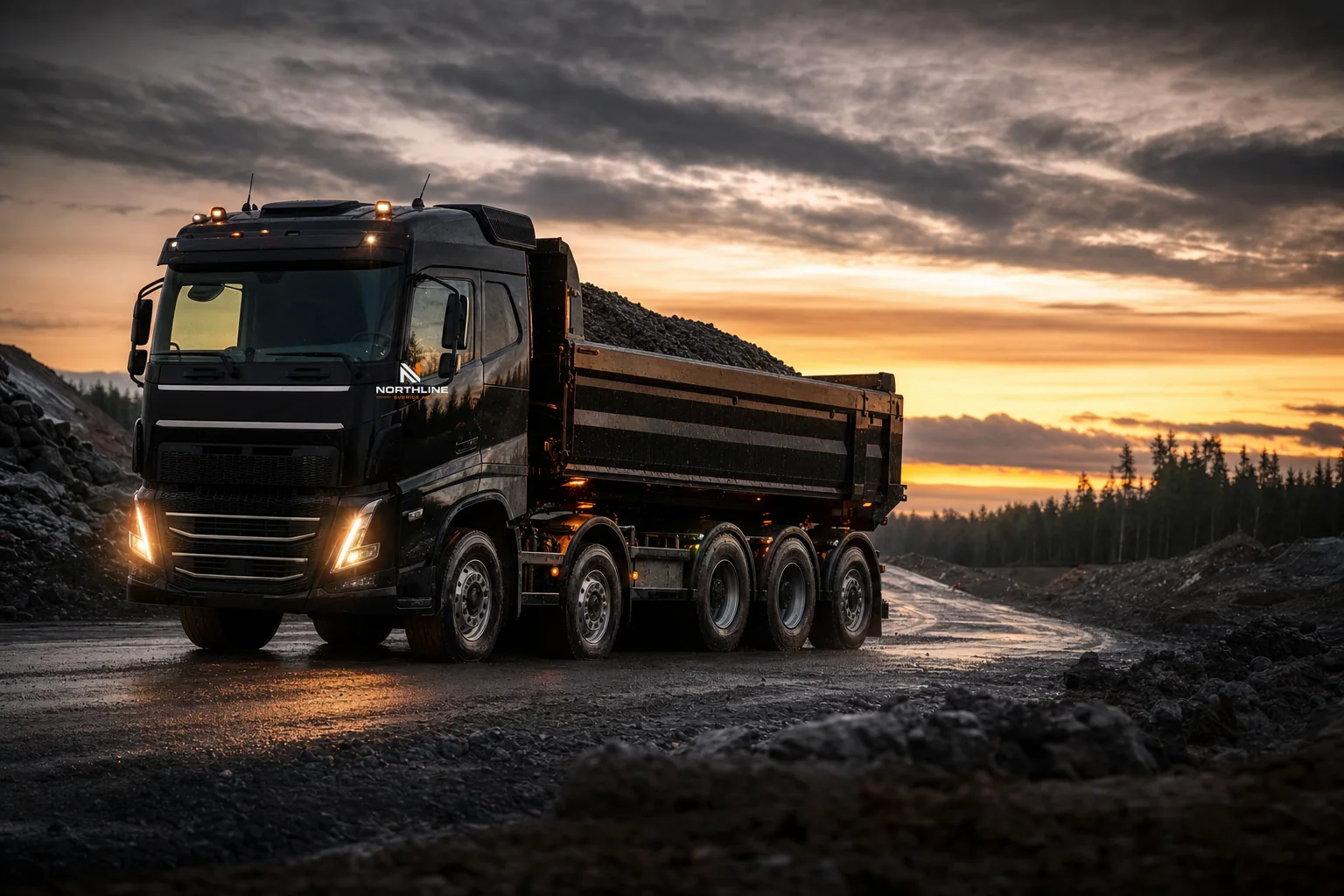 Transporter i svensk entreprenadmiljö